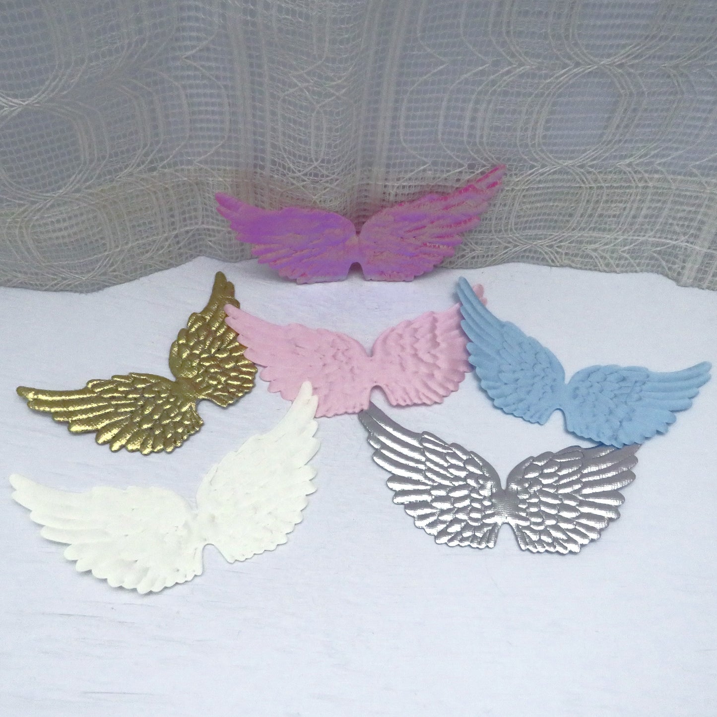 Miniature Angel Wings For Ceramic Figurines, Angel Wing Ornaments