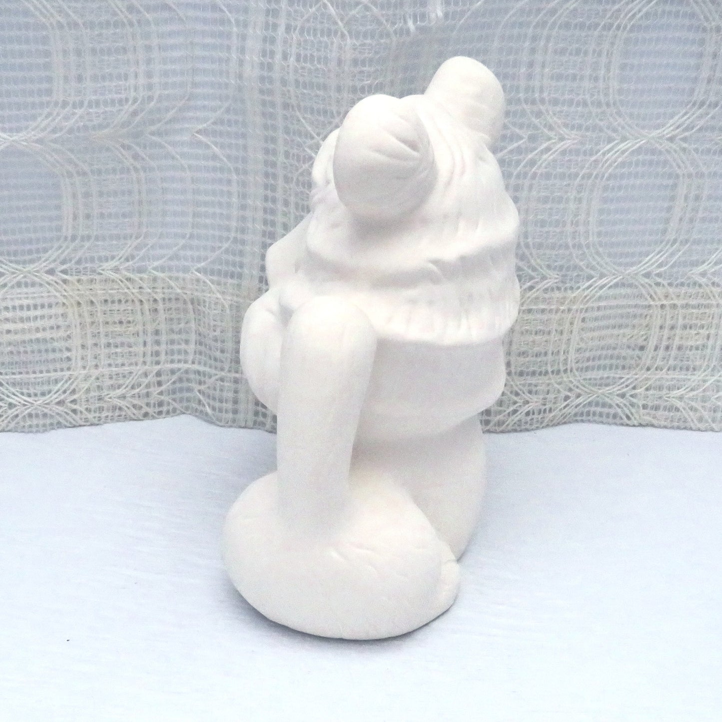 Handmade Ready to Paint Ceramic Bisque Tiger Figurine, Unpainted Tiger Statue, Ceramics to Paint, Paintable Ceramics,Tiger Decor
