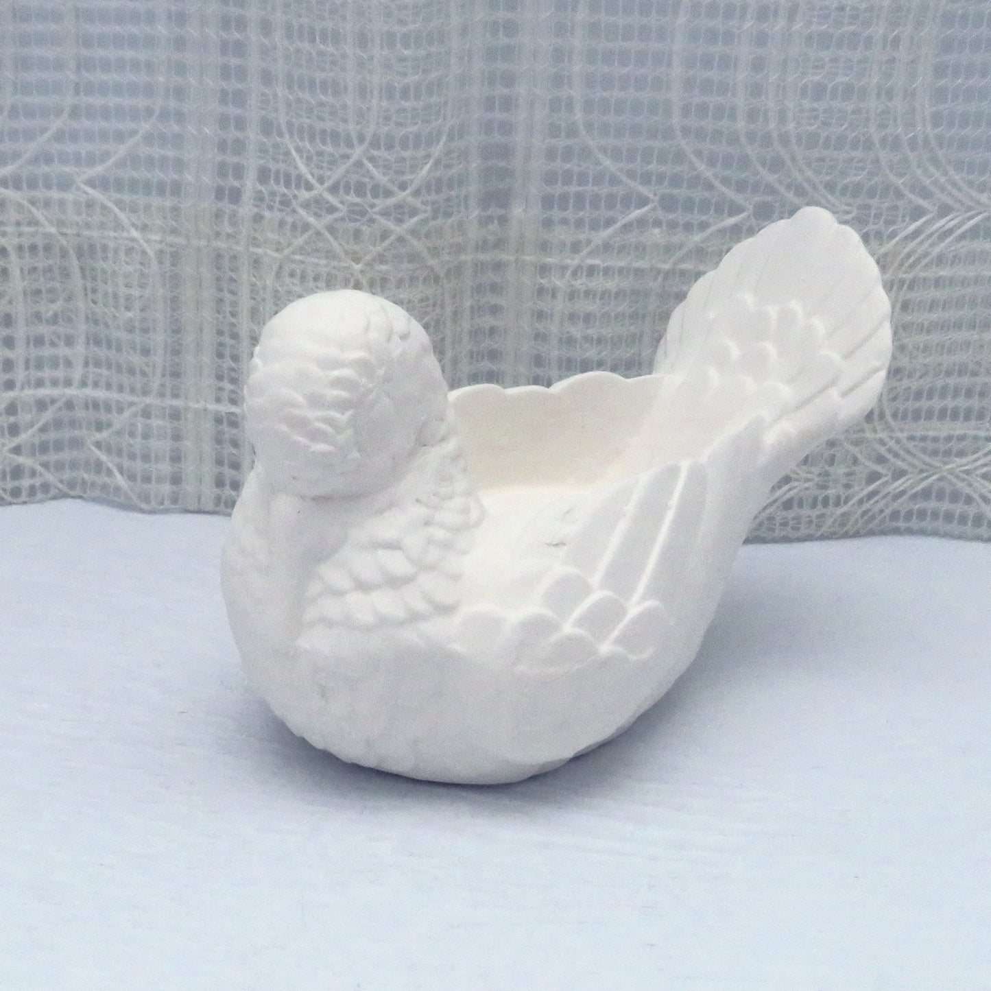 Ready to Paint Ceramic Bisque Bird Figurine / Paintable Ceramic Bird Statue / DIY Ceramics / Bisqueware / Bird Lover Present / Bird Decor