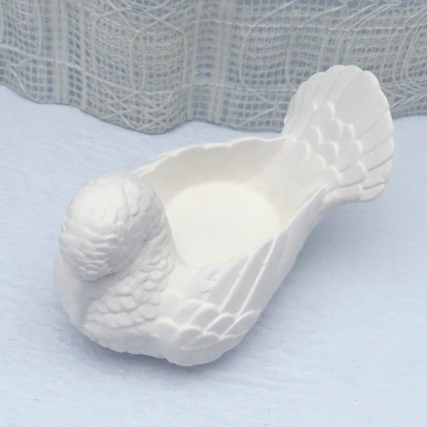 Ready to Paint Ceramic Bisque Bird Figurine / Paintable Ceramic Bird Statue / DIY Ceramics / Bisqueware / Bird Lover Present / Bird Decor