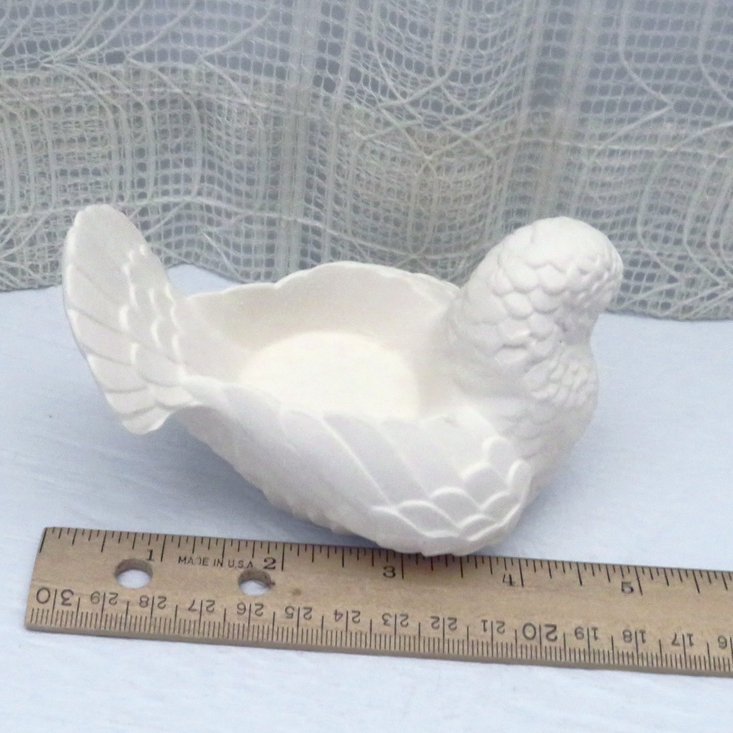 Ready to Paint Ceramic Bisque Bird Figurine / Paintable Ceramic Bird Statue / DIY Ceramics / Bisqueware / Bird Lover Present / Bird Decor