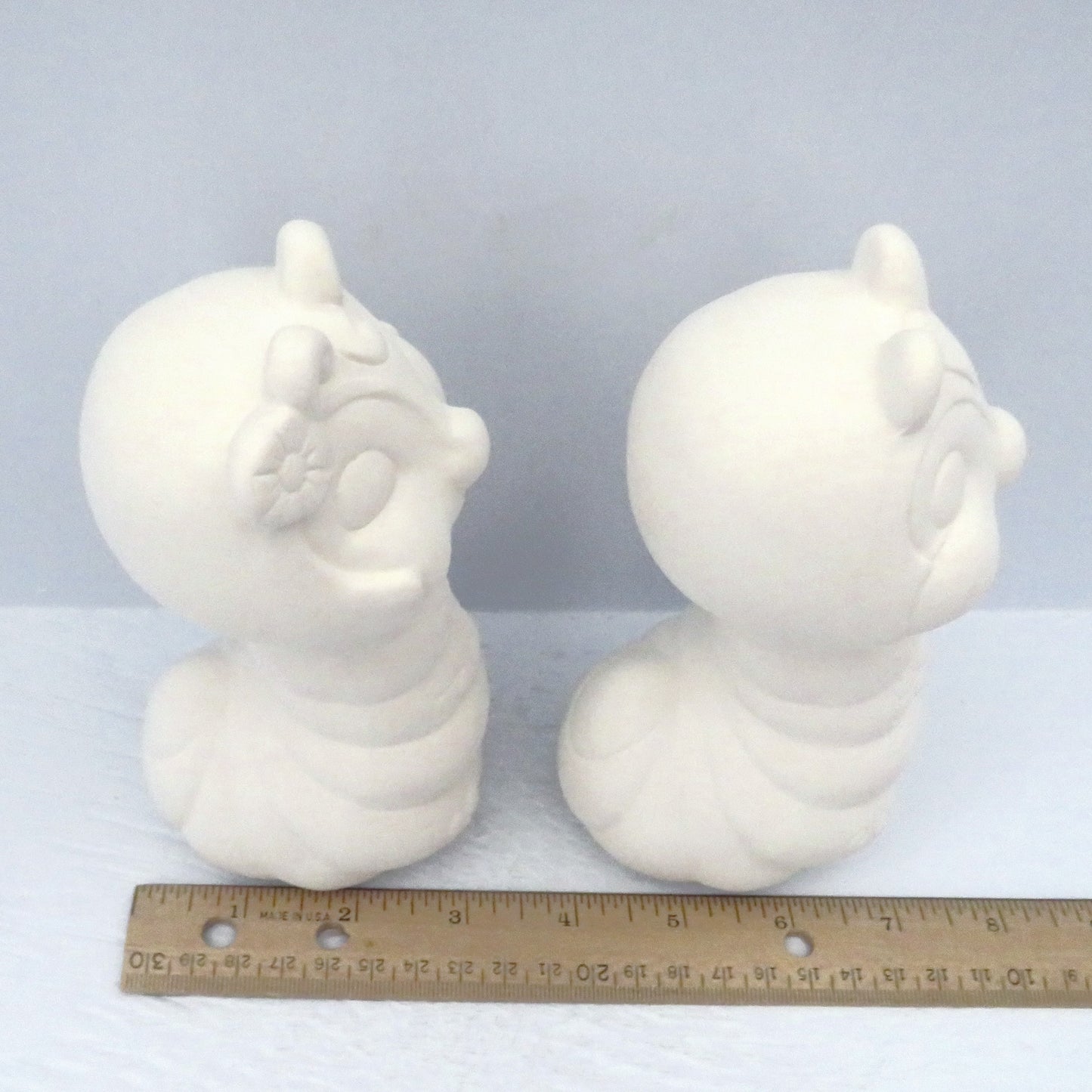 Handmade Ready to Paint Ceramic Bugs for Garden Decor or Home Decor