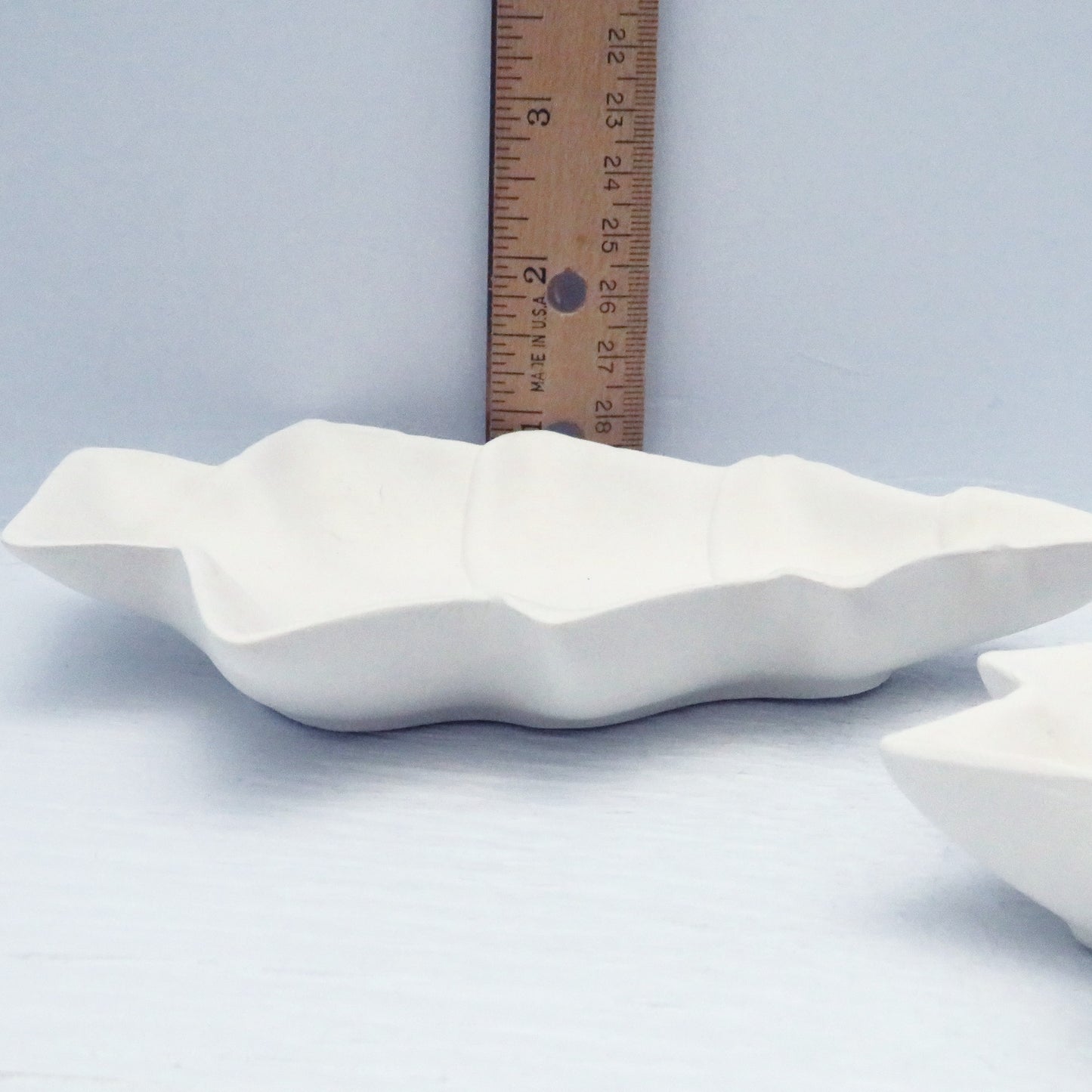 Handmade Ready to Paint Ceramic Christmas Tree Shaped Trinket Dish