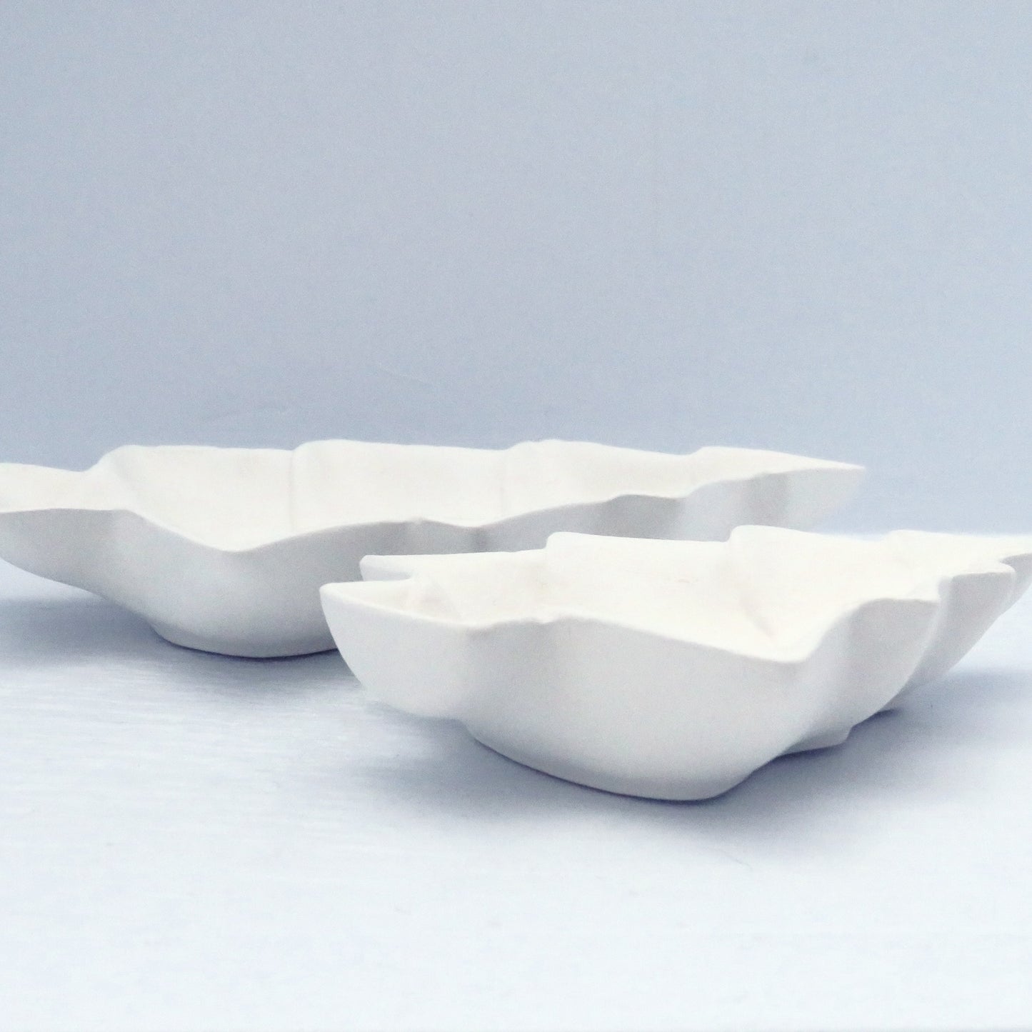 Handmade Ready to Paint Ceramic Christmas Tree Shaped Trinket Dish