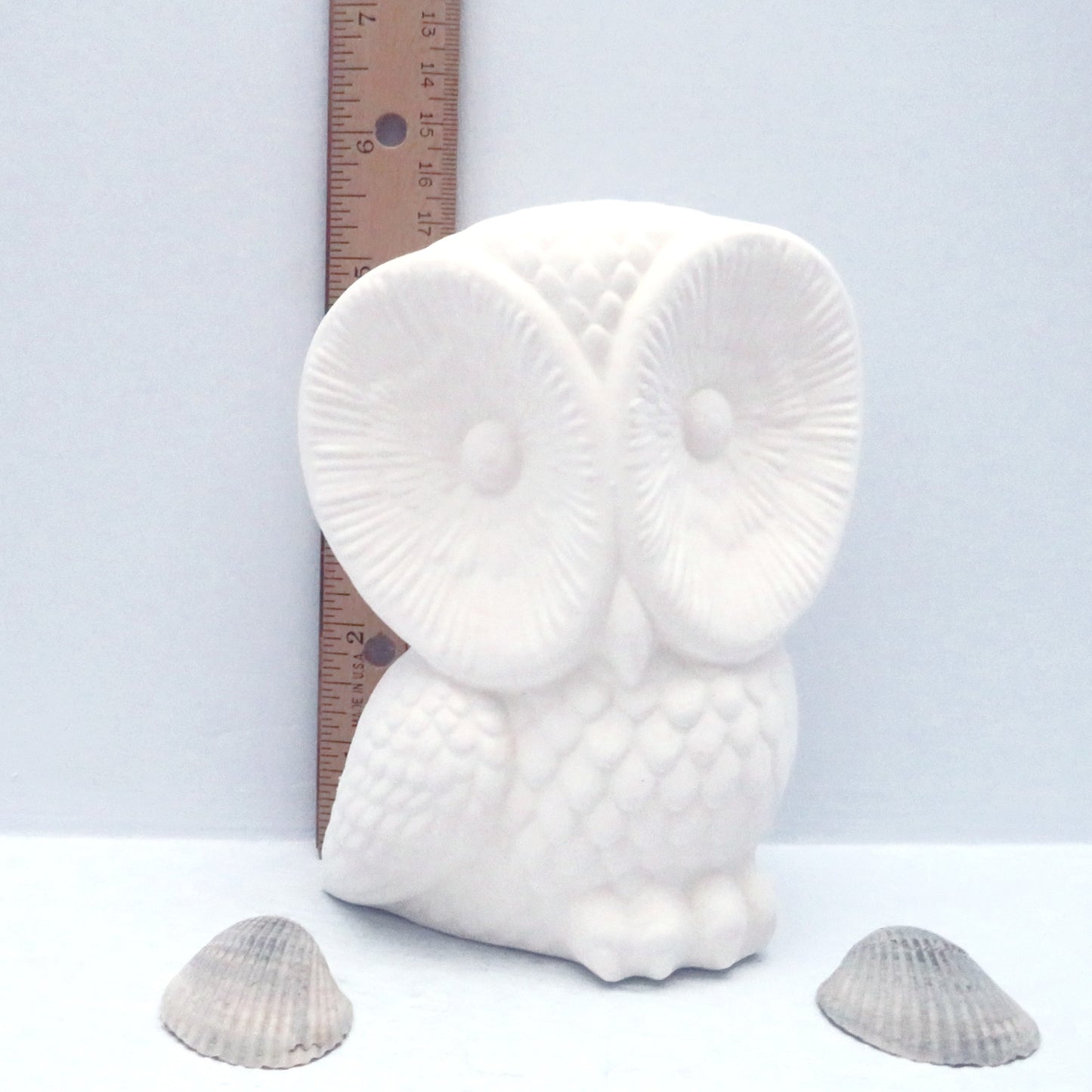 Handmade Ready to Paint Ceramic Owl Figurine