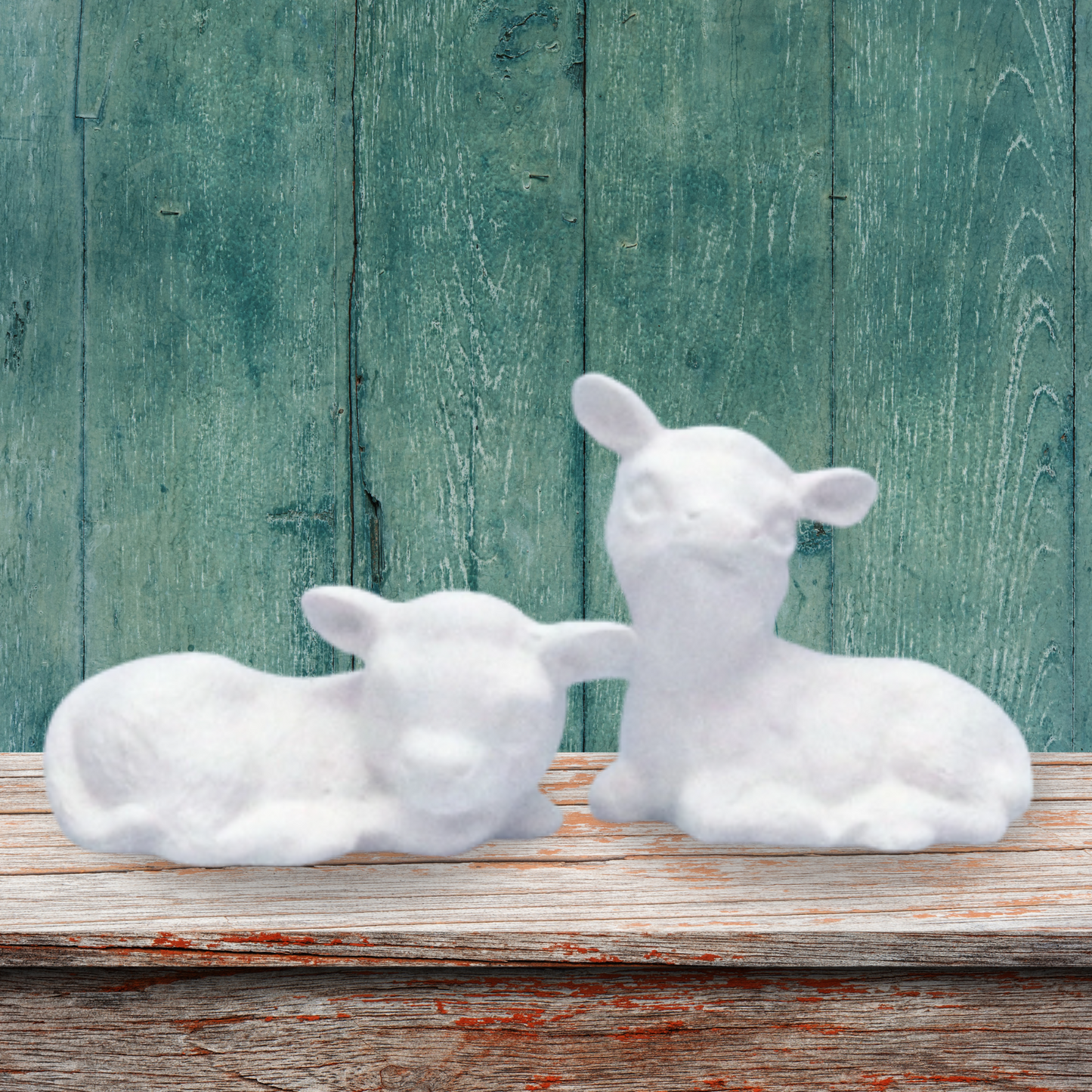 Unpainted Ceramic Cow Figurines / Ready to Paint / Cow Statues / Paintable Ceramics / Ceramics to Paint / Bisqueware / Cow Lover Gift