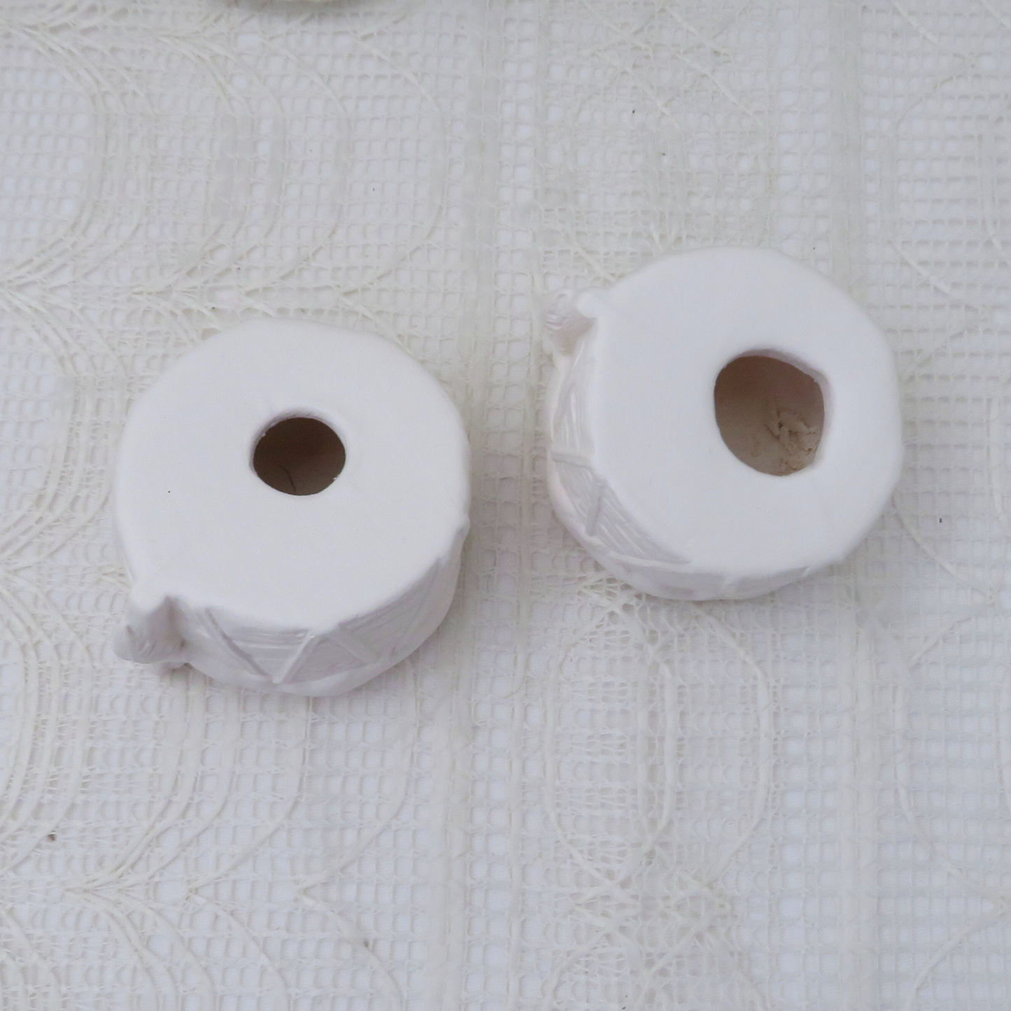 Unpainted Ceramic Bisque Drum Figurine, Ceramic Paint Project, Paintable Ready to Paint Drum Statues, Southwest Decor