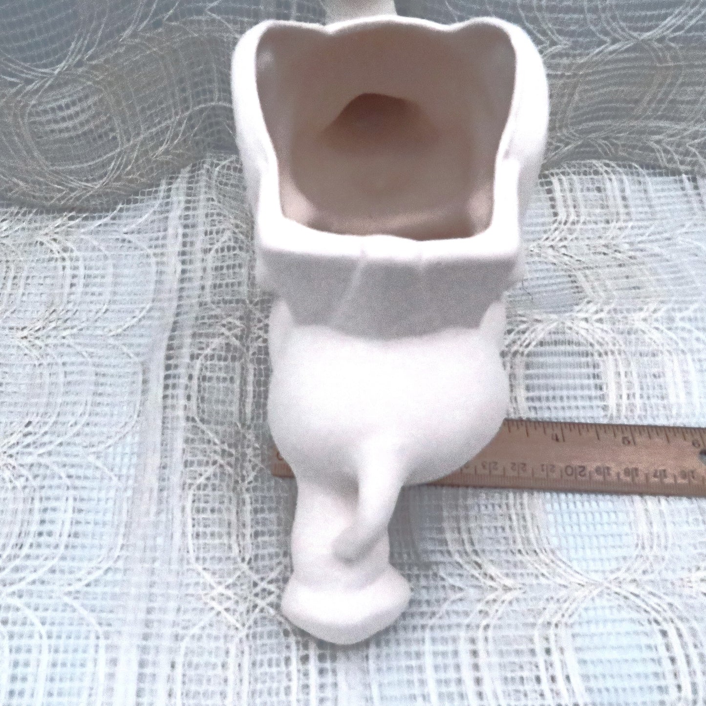 Ready to Paint Handmade Ceramic Bisque Elephant Pot Figurine / Elephant Decor / Elephant Gift / Paintable Ceramics / DIY Ceramics
