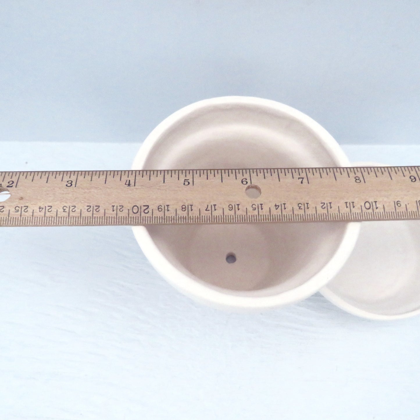 Unpainted Ceramic Pot, Handmade Ready to Paint Ceramic Planter and Saucer, Garden Lover Gift