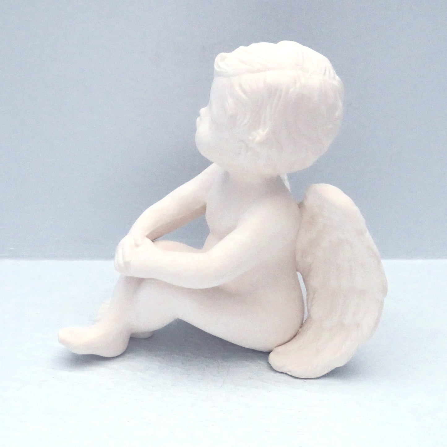 Large Handmade Ready to Paint Ceramic Cherub Angel Figurine / Paintable Ceramic Angel Statue / Angel Decor / Angel Gift / Ceramics to Paint