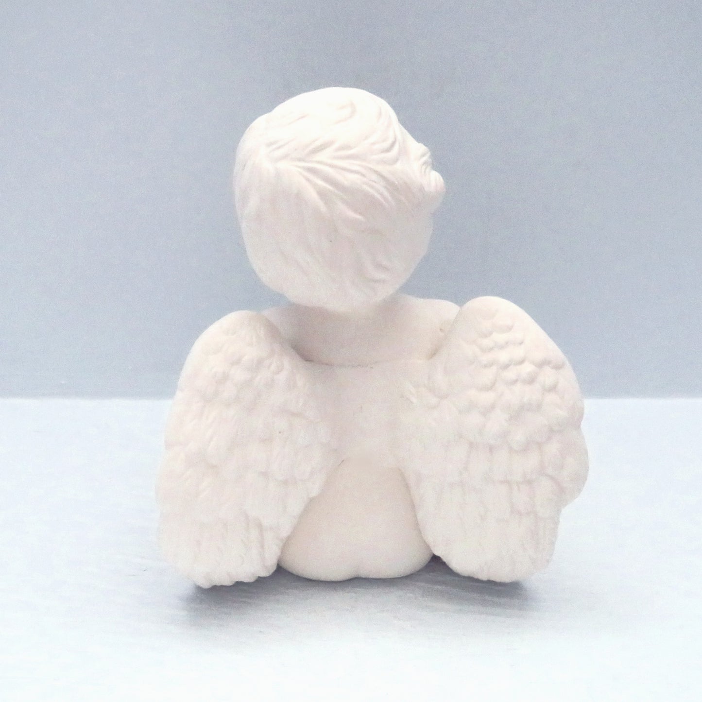 Large Handmade Ready to Paint Ceramic Cherub Angel Figurine / Paintable Ceramic Angel Statue / Angel Decor / Angel Gift / Ceramics to Paint