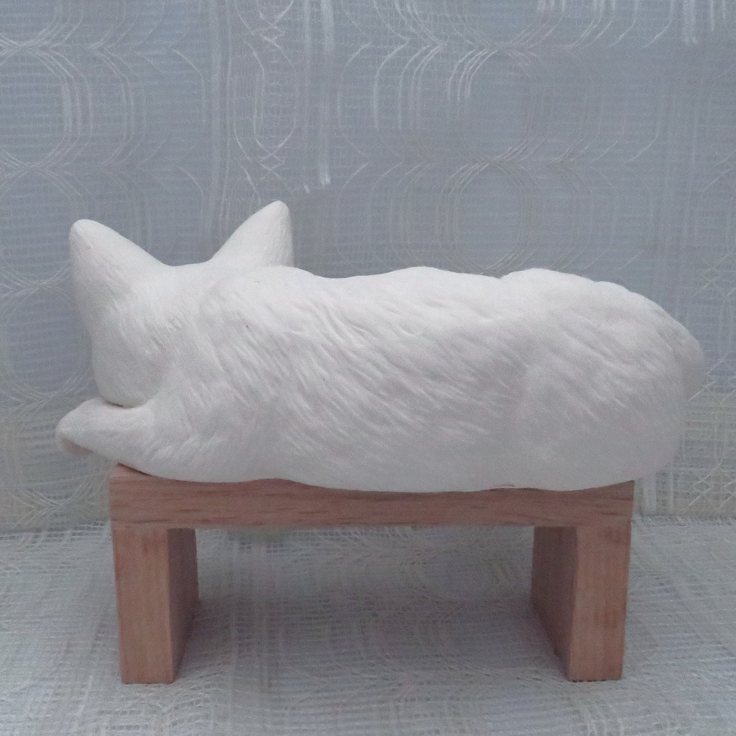 Large Unpainted Ceramic Cat Lying Down, Bisque Cat Figurine, Ready to Paint Resting Cat Statue, Ceramics to Paint, Paintable Ceramic Cat, Cat Lover Gift
