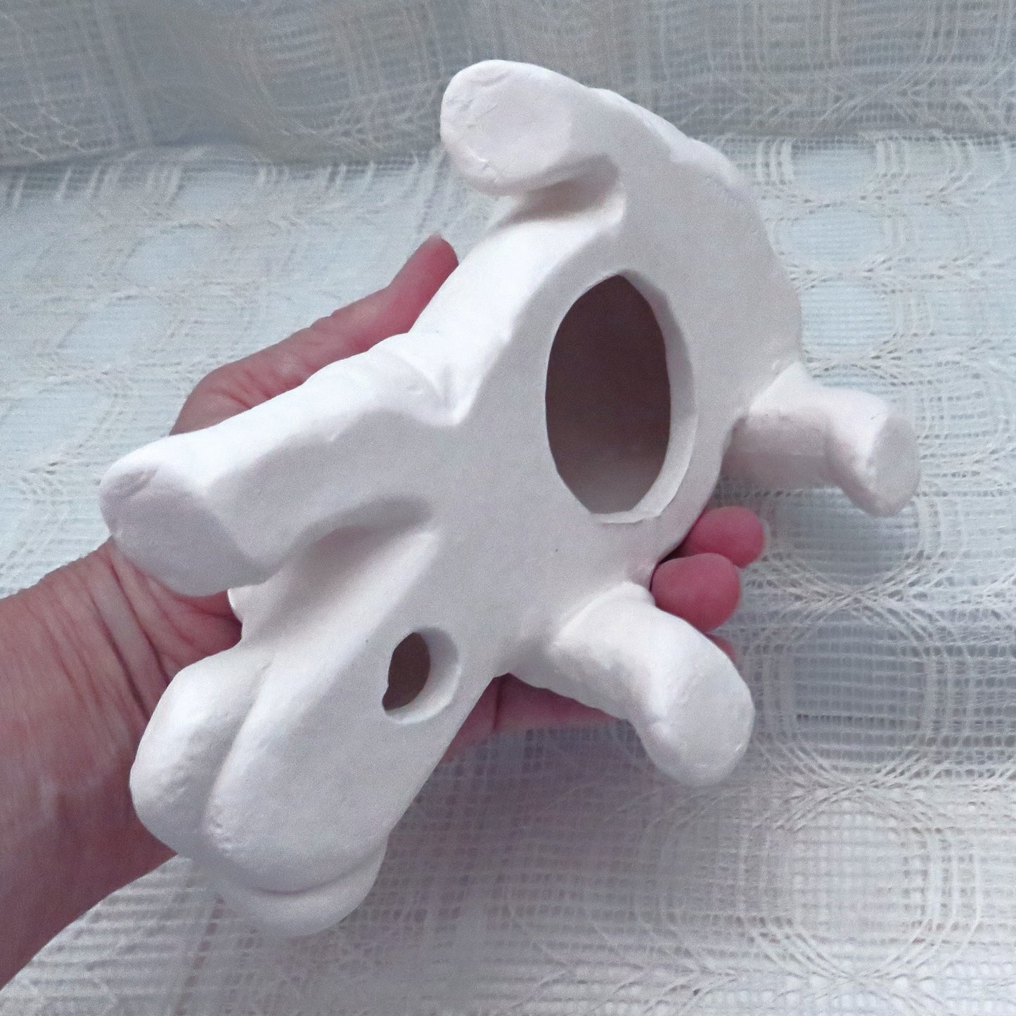 Unpainted Ceramic Hippo Figurine / Bisqueware / Ceramics to Paint / Paintable Ceramics / Hippo Statue / Hippo Decor / Ready to Paint