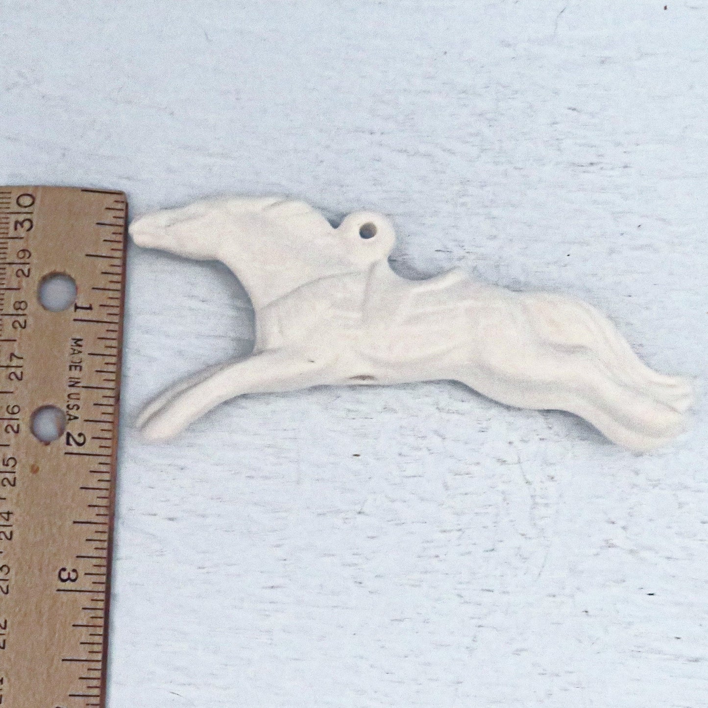 Handmade Ready to Paint Leaping Carousel Horse Ornament for Home Decor