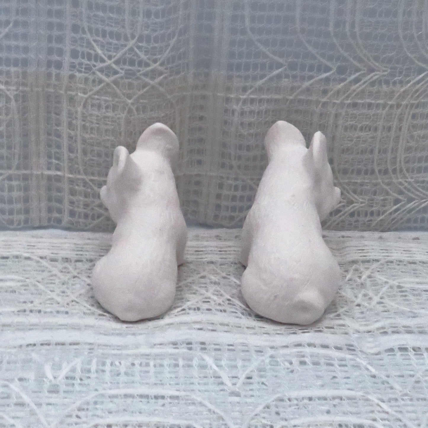 Unpainted Ceramic Bisque Pig Figurines / Pig Statues / Ready to Paint / Ceramics to Paint / Paintable Ceramics / Pig Decor / Pig Lover Gift