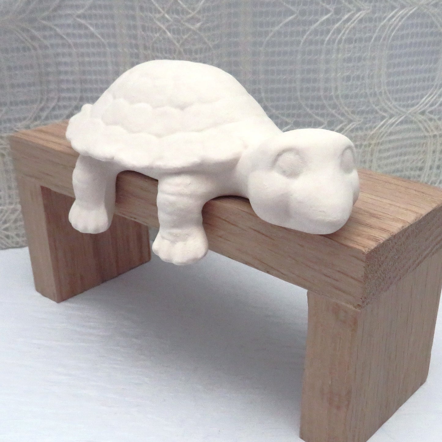 Handmade Ready to Paint Ceramic Turtle Figurine /Turtle Statue / Ceramics to Paint / Turtle Decor / Paintable Ceramics / Turtle Gift