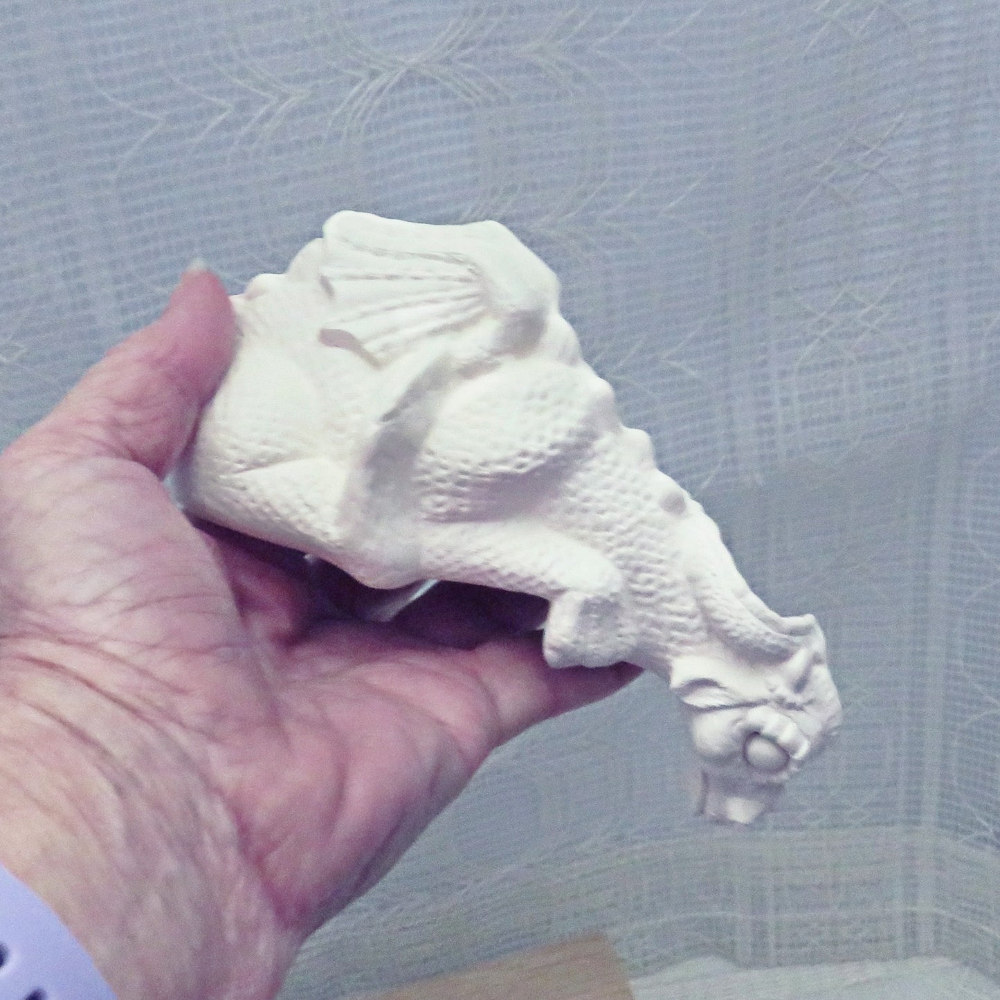 Unpainted Dragon Figurine, Unpainted Ceramic Dragon Statue, Paintable Ceramic Dragon, Ceramics to Paint, Ready to Paint, Dragon Lover Gift