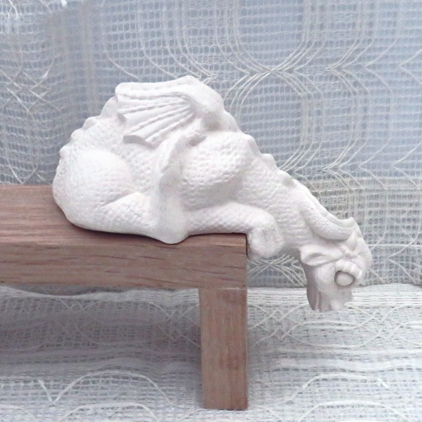 Unpainted Dragon Figurine, Unpainted Ceramic Dragon Statue, Paintable Ceramic Dragon, Ceramics to Paint, Ready to Paint, Dragon Lover Gift