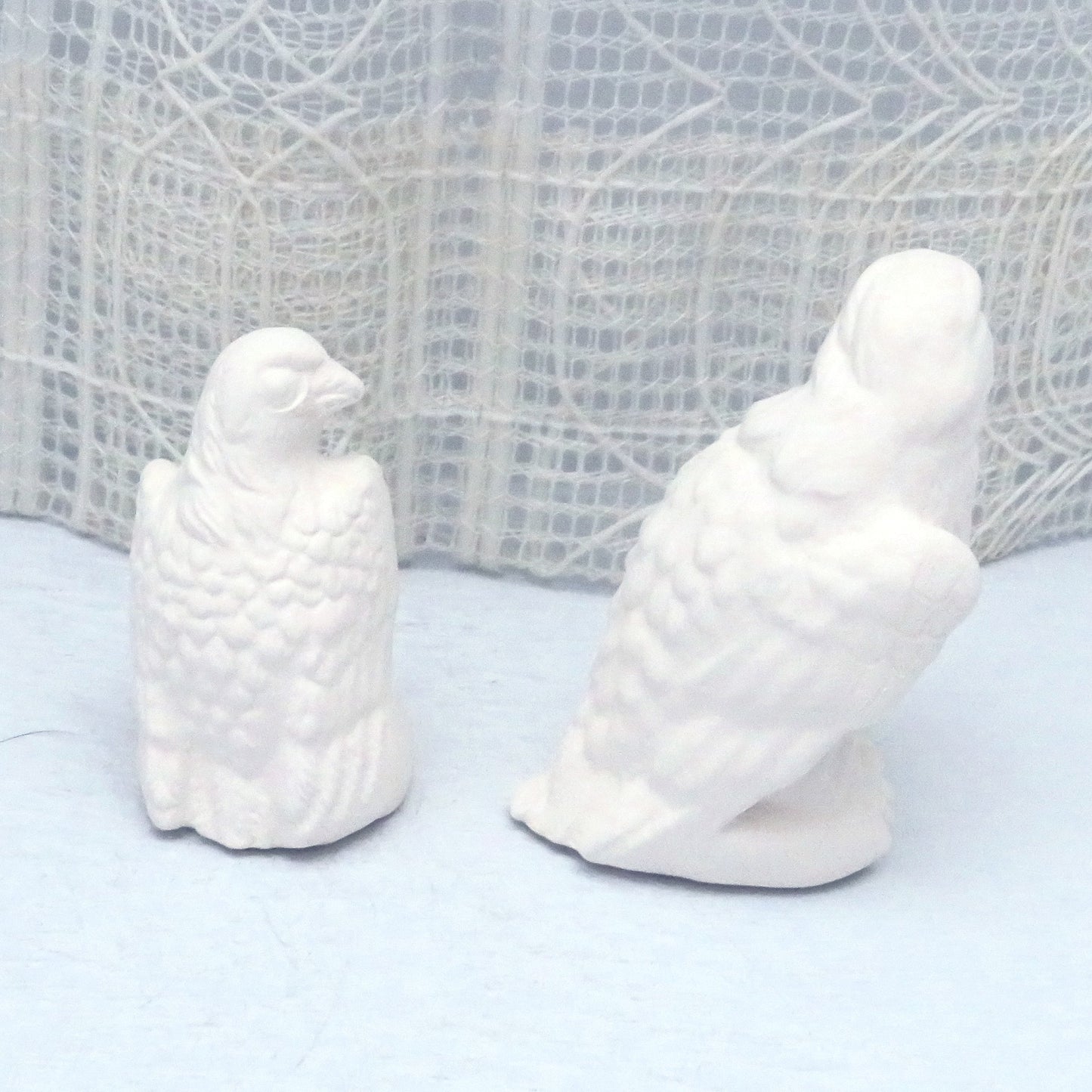 Unpainted Ceramic Bisque Eagle Figurines, Ready to Paint Eagle Statues, Bisqueware, Ceramics To Paint, Paintable Ceramics, Eagle Decor