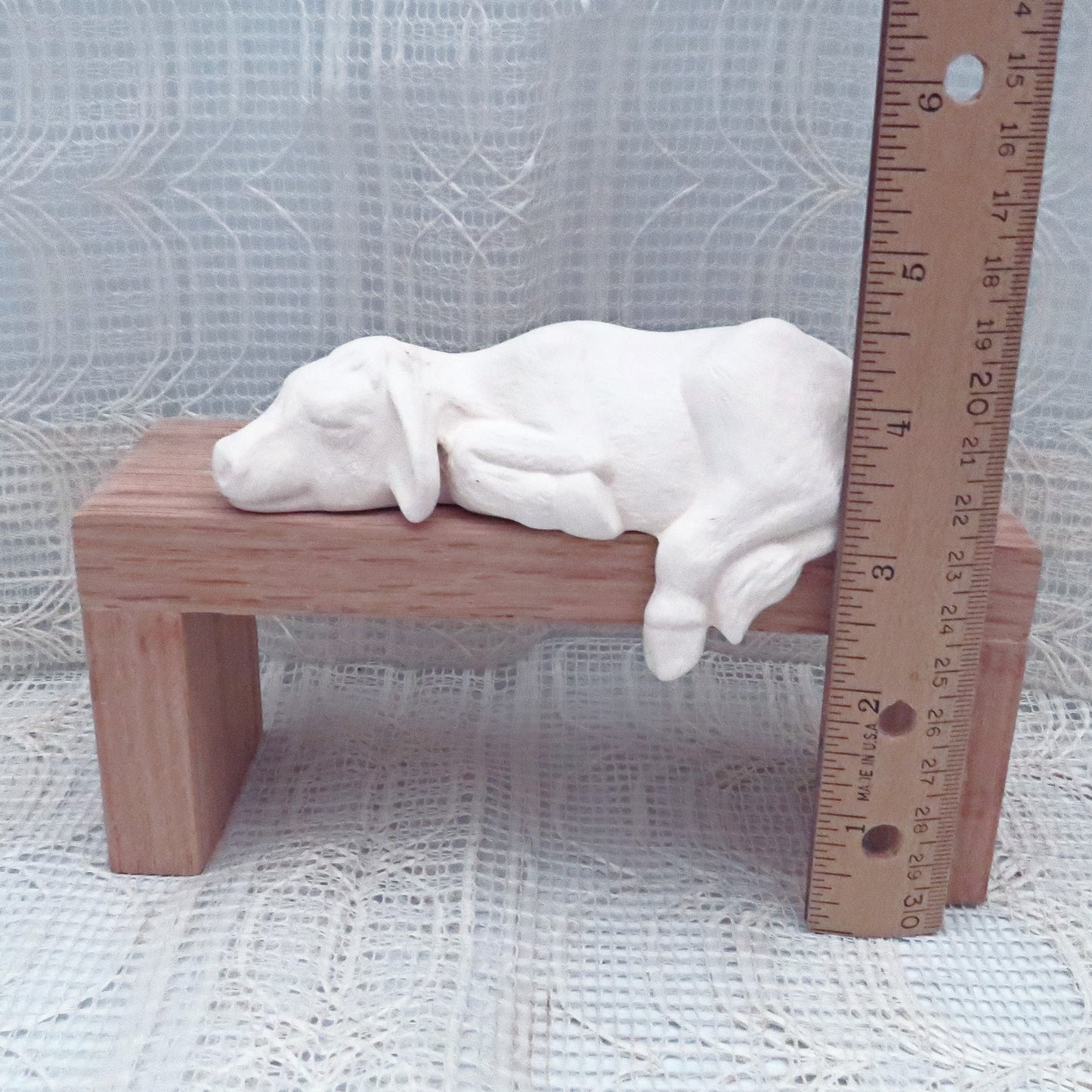 Handmade Paintable Ceramic Bisque Cow Figurine, Ceramics to Paint, Unpainted Ceramics, Bisque Ware, Ready to Paint Ceramic Cow Statue, Cow Lover Gift