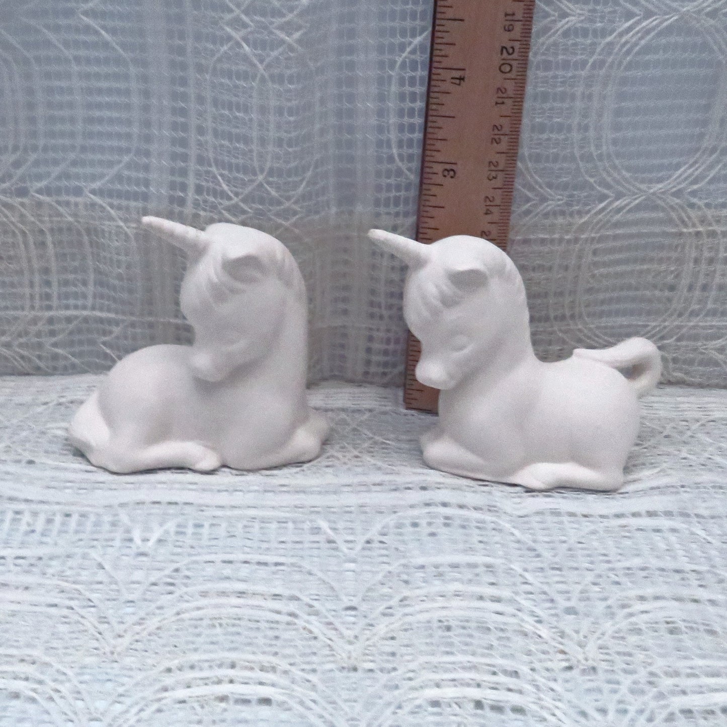 Handmade Ready to Paint Ceramic Unicorn Figurines, Ceramics to Paint, Paintable Ceramic Unicorn Statues, Mythical Animals, Fantasy Creatures