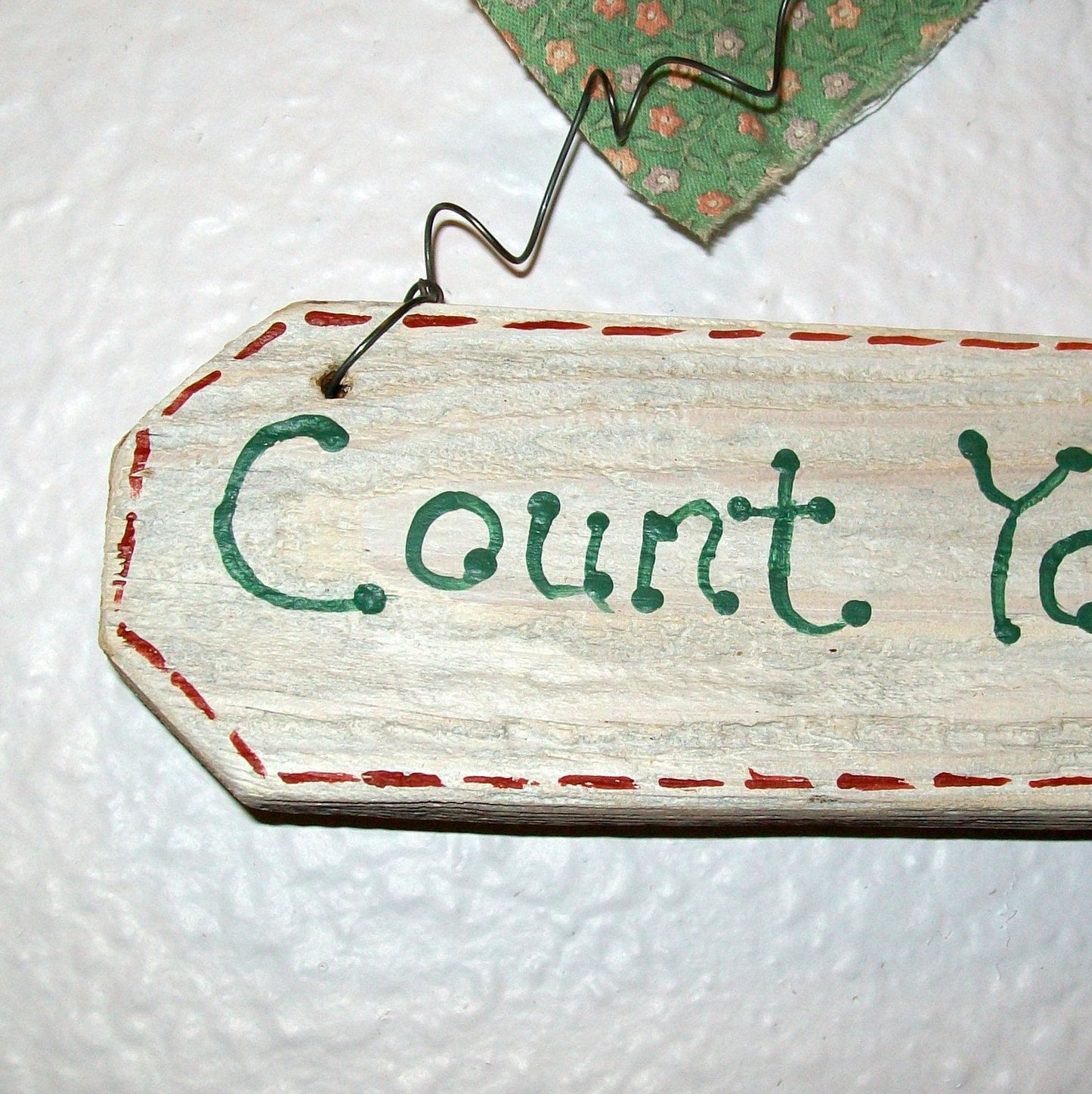 Rustic Wood Sign / Country Wall Decor / Wooden Sign with Saying / Rustic Wood Wall Decor / Rustic Wall Art / Count Your Blessings