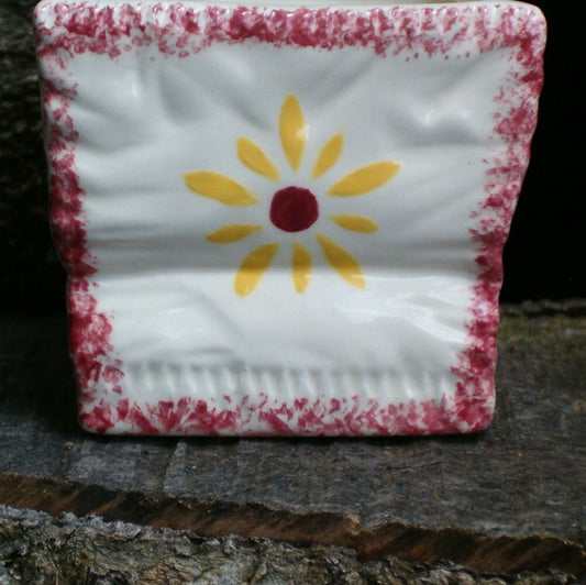 Handmade Ceramic Bag / Ceramic Vase /  Ceramic Gift Bag / Ceramic Container / Ceramic Tea Bag Holder / Desk Organizer |/Desk Decor
