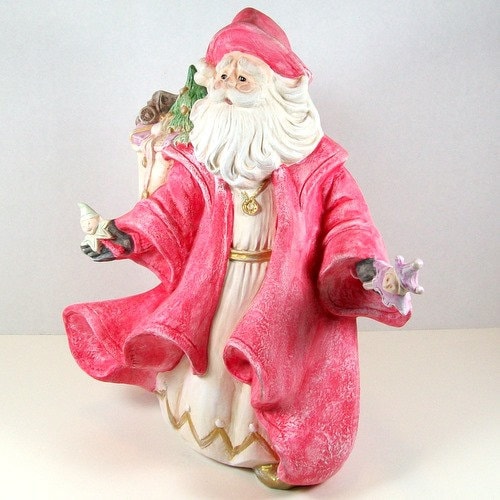 Christmas Santa / Santa Statue / Christmas Decoration / Santa Decor / Holiday Decoration / Christmas Table Decoration