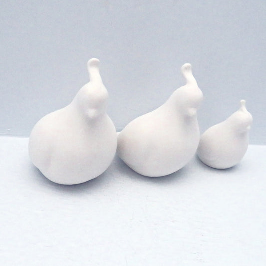 Unpainted Ceramic Bisque Quail Figurines, Ready to Paint Quail Statues, Ceramics to Paint, Paintable Ceramics, Bird Statues