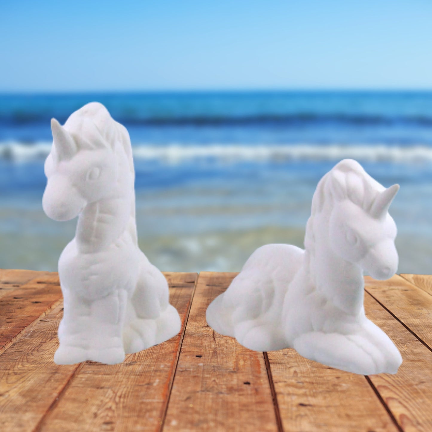 Unpainted Ceramic Unicorn Figurine, Ready to Paint, Unicorn Statue, Unicorn Decor, Paintable Ceramics, Ceramics to Paint, Unicorn Gift