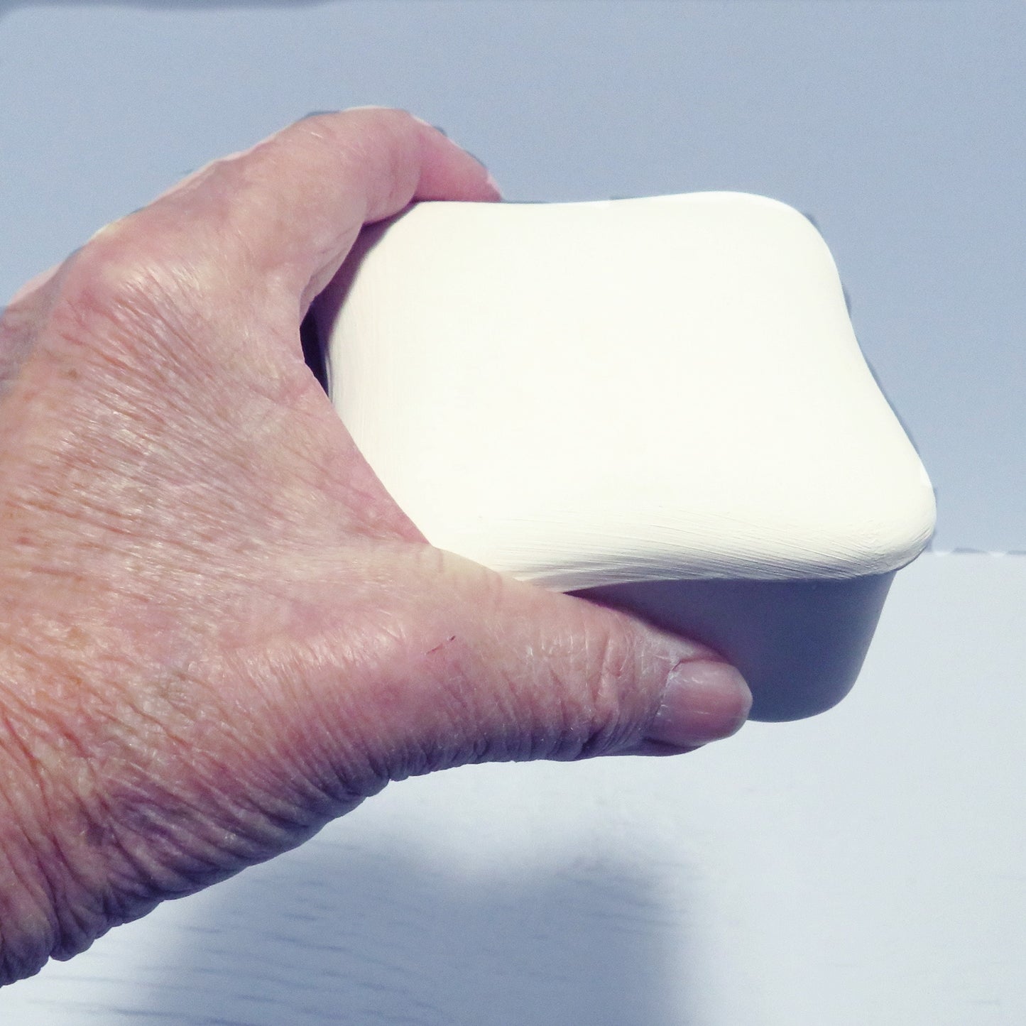 Handmade Ready to Paint Square Trinket Dish with Lid / Ceramics To Paint / Paintable Ceramic Jewelry Dish / Gift For Her / Paint it Yourself