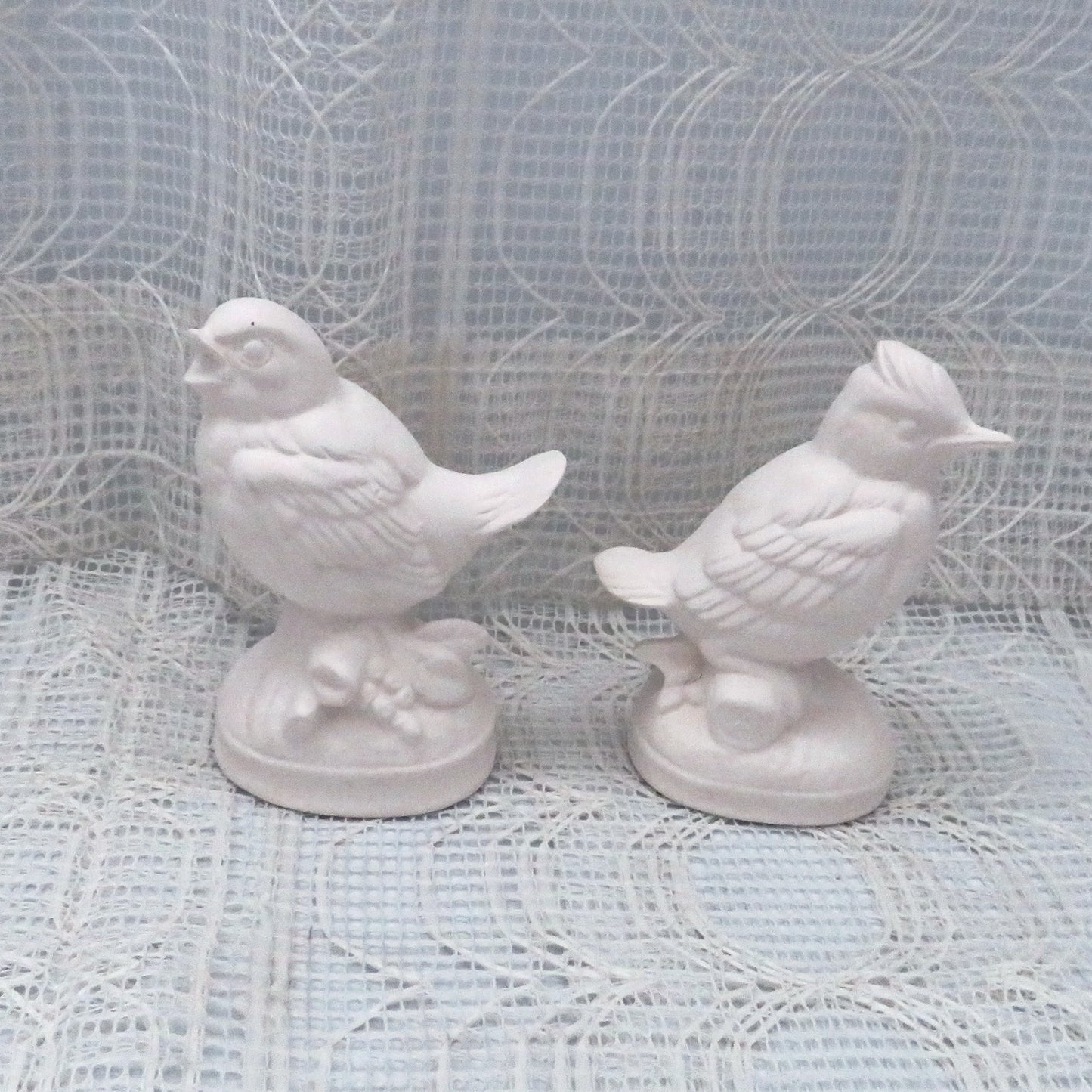 Handmade Ceramic Bird Figurines, Ready to Paint Ceramic Bisque, Unpainted Ceramic Bird Statues, Ceramics to Paint, Paintable Ceramic Bird Decor