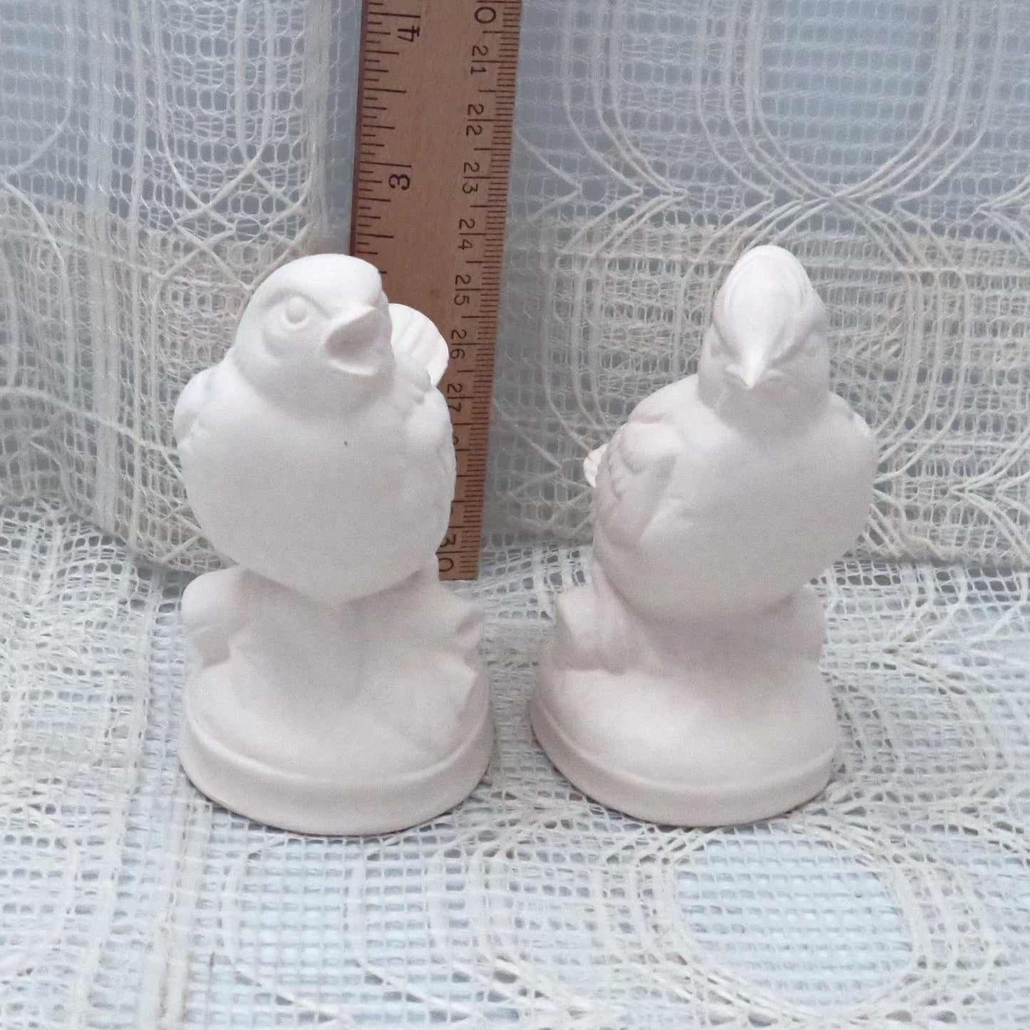 Handmade Ceramic Bird Figurines, Ready to Paint Ceramic Bisque, Unpainted Ceramic Bird Statues, Ceramics to Paint, Paintable Ceramic Bird Decor