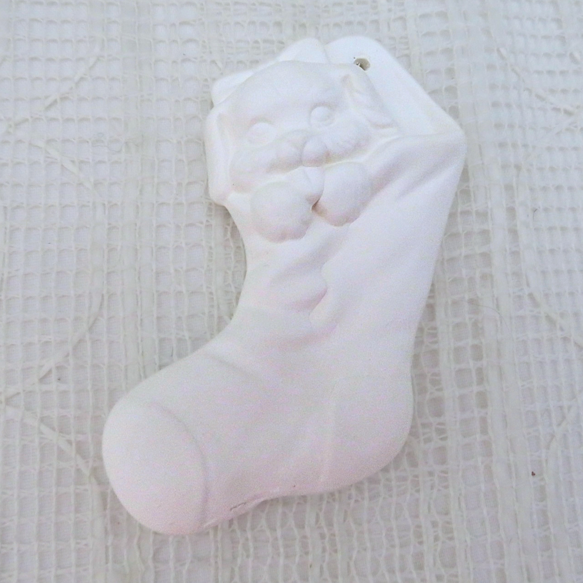Handmade Paintable Ceramic Ornaments, Raccoon & Puppy, Christmas Tree Decor, Ready to Paint, Paint Project for Family
