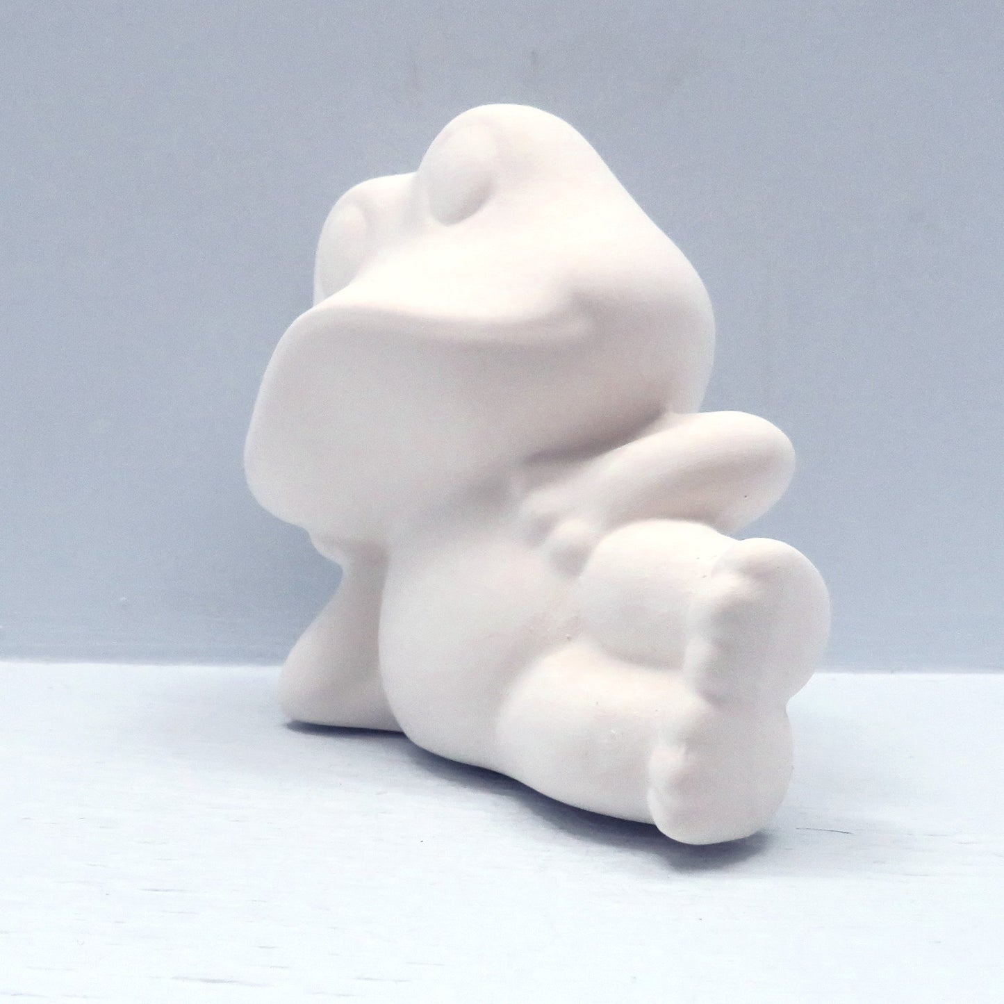 Unpainted Ceramic Frog Figurine, Ready to Paint Bisqueware Frog Statue, Frog Lover Gift, Ceramics to Paint, Paintable Ceramic Frog Decor