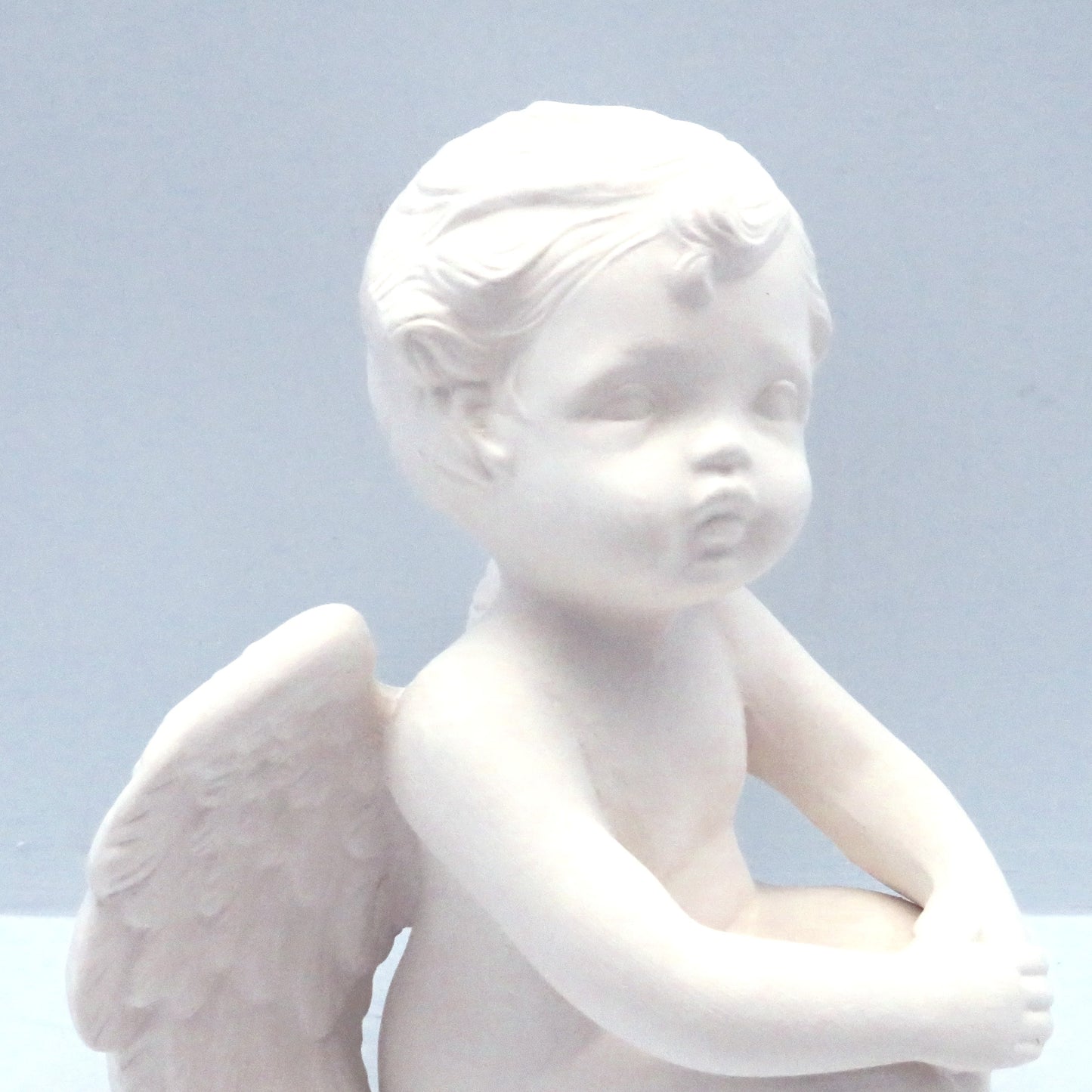 Large Handmade Ready to Paint Ceramic Cherub Angel Figurine / Paintable Ceramic Angel Statue / Angel Decor / Angel Gift / Ceramics to Paint