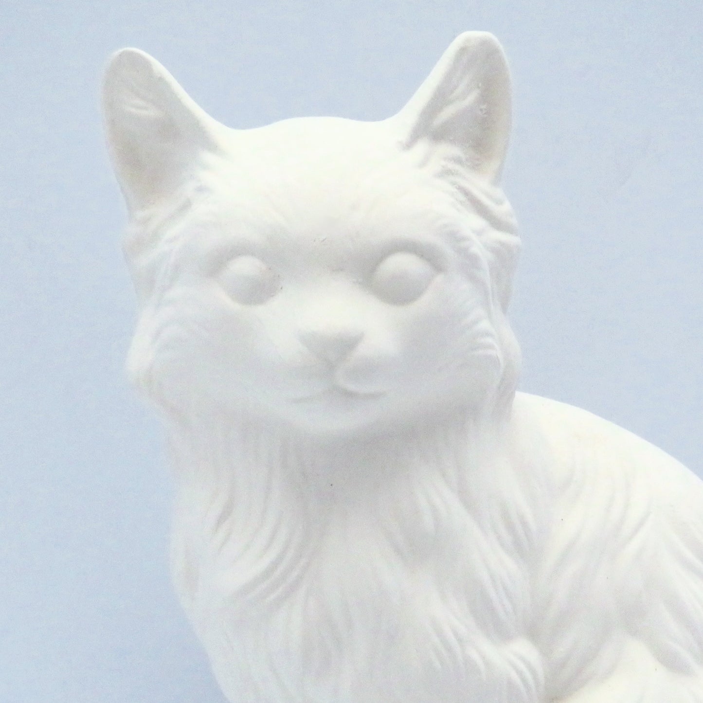 Unpainted Ceramic Bisque Cat Figurine / Cat Statue / Bisqueware / Ceramics to Paint / Paintable Ceramics / Cat Lover Gift / Cat Decor