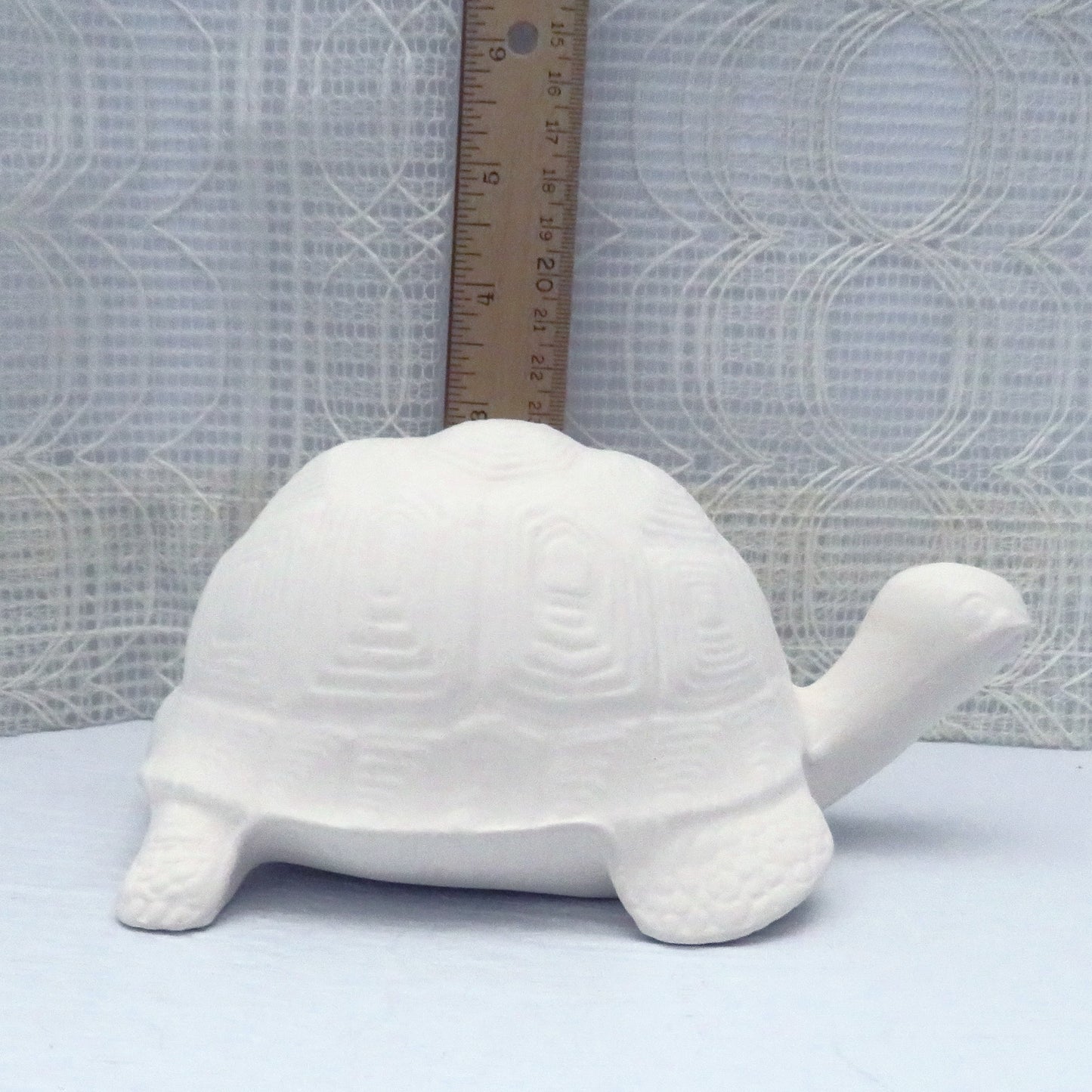 Unpainted Ceramic Turtle Figurine, Handmade Ceramic Bisque, Ready to Paint Turtle Statue, Ceramics To Paint, Paintable Ceramics