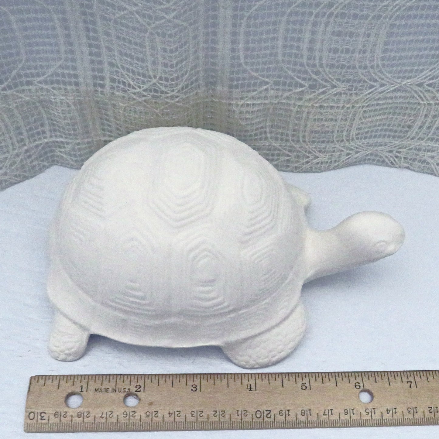 Unpainted Ceramic Turtle Figurine, Handmade Ceramic Bisque, Ready to Paint Turtle Statue, Ceramics To Paint, Paintable Ceramics