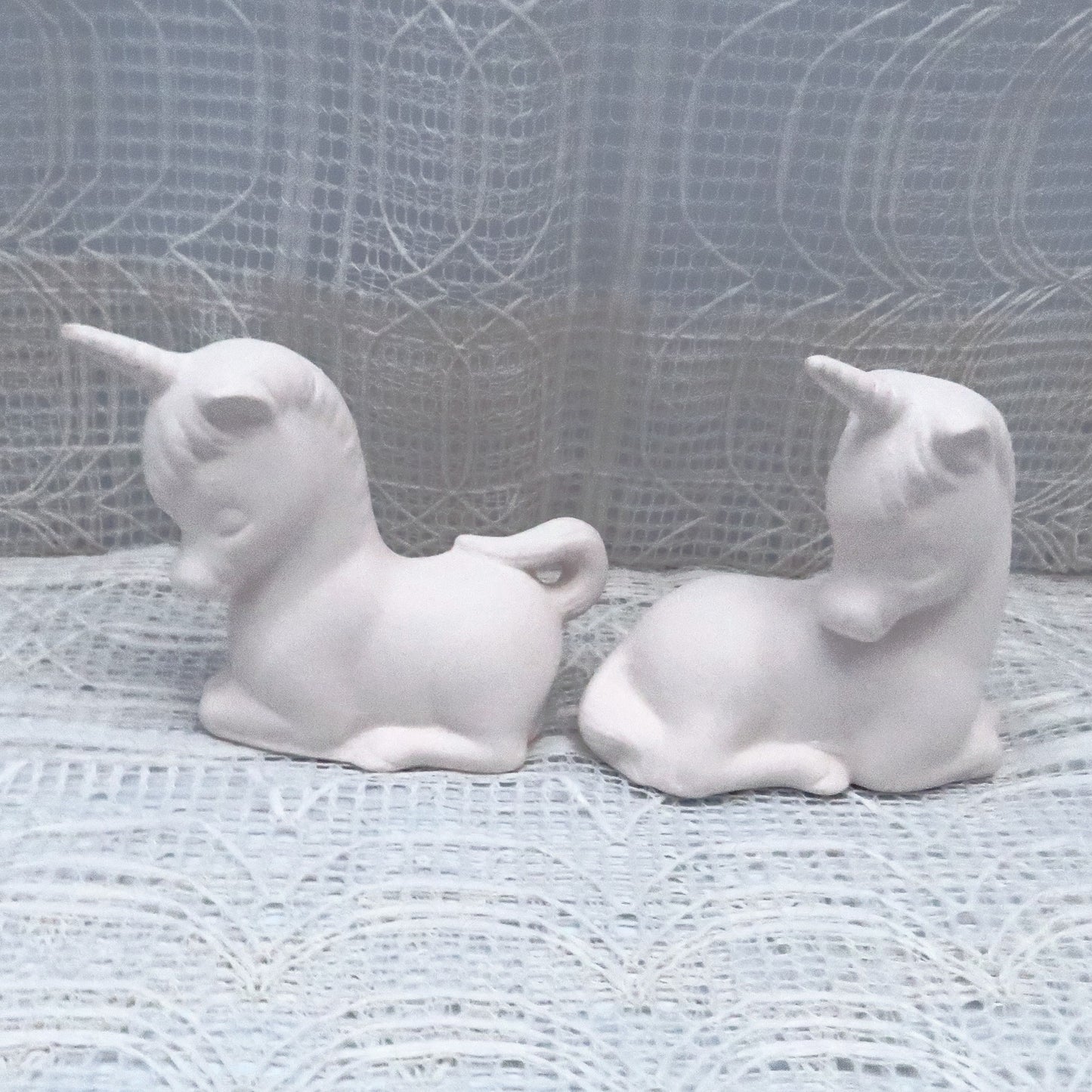 Handmade Ready to Paint Ceramic Unicorn Figurines, Ceramics to Paint,  Paintable Ceramic Unicorn Statues, Mythical Animals, Fantasy Creatures