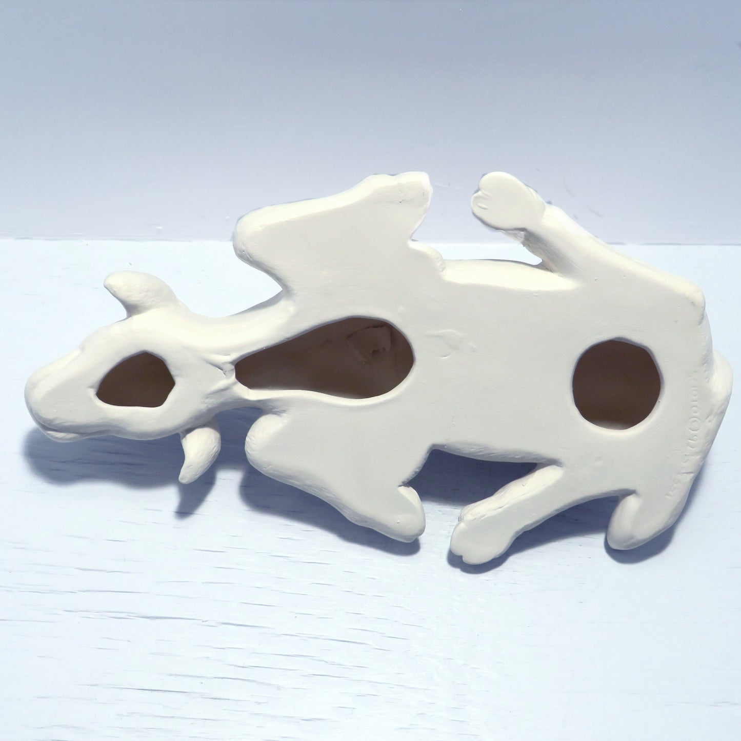 Handmade Ready to Paint Ceramic Cow Figurine, Ceramics to Paint, Paintable Ceramic Cow Statue, Cow Decor, Cow Lover Gift, DIY Ceramics