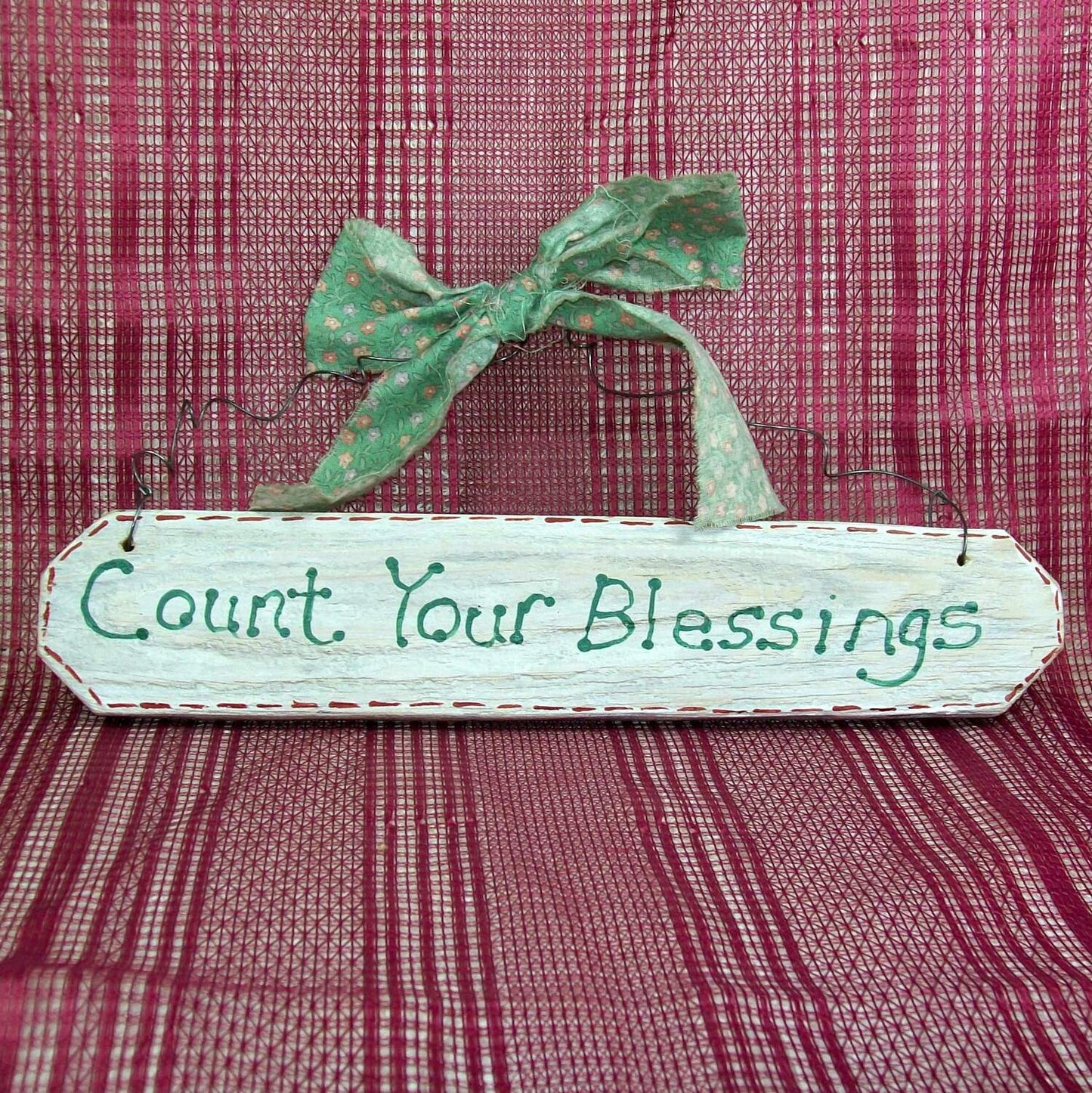 Rustic Wood Sign / Country Wall Decor / Wooden Sign with Saying / Rustic Wood Wall Decor / Rustic Wall Art / Count Your Blessings