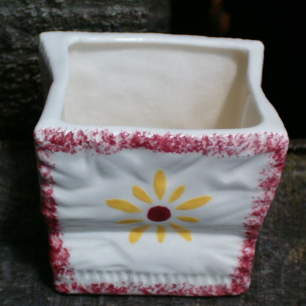 Handmade Ceramic Bag / Ceramic Vase /  Ceramic Gift Bag / Ceramic Container / Ceramic Tea Bag Holder / Desk Organizer |/Desk Decor