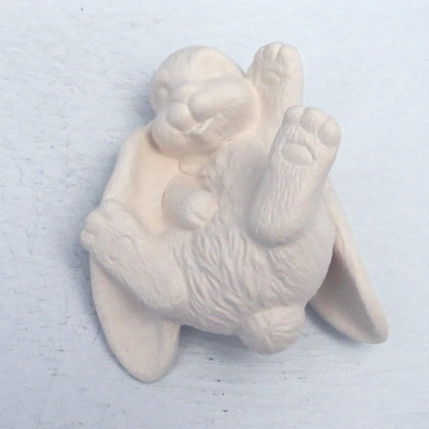 Unpainted Ceramic Bunny Figurine / Bisqueware Bunny Statue / Rabbit Figurine / Ceramics to Paint / Paintable Ceramics / Bunny Decor