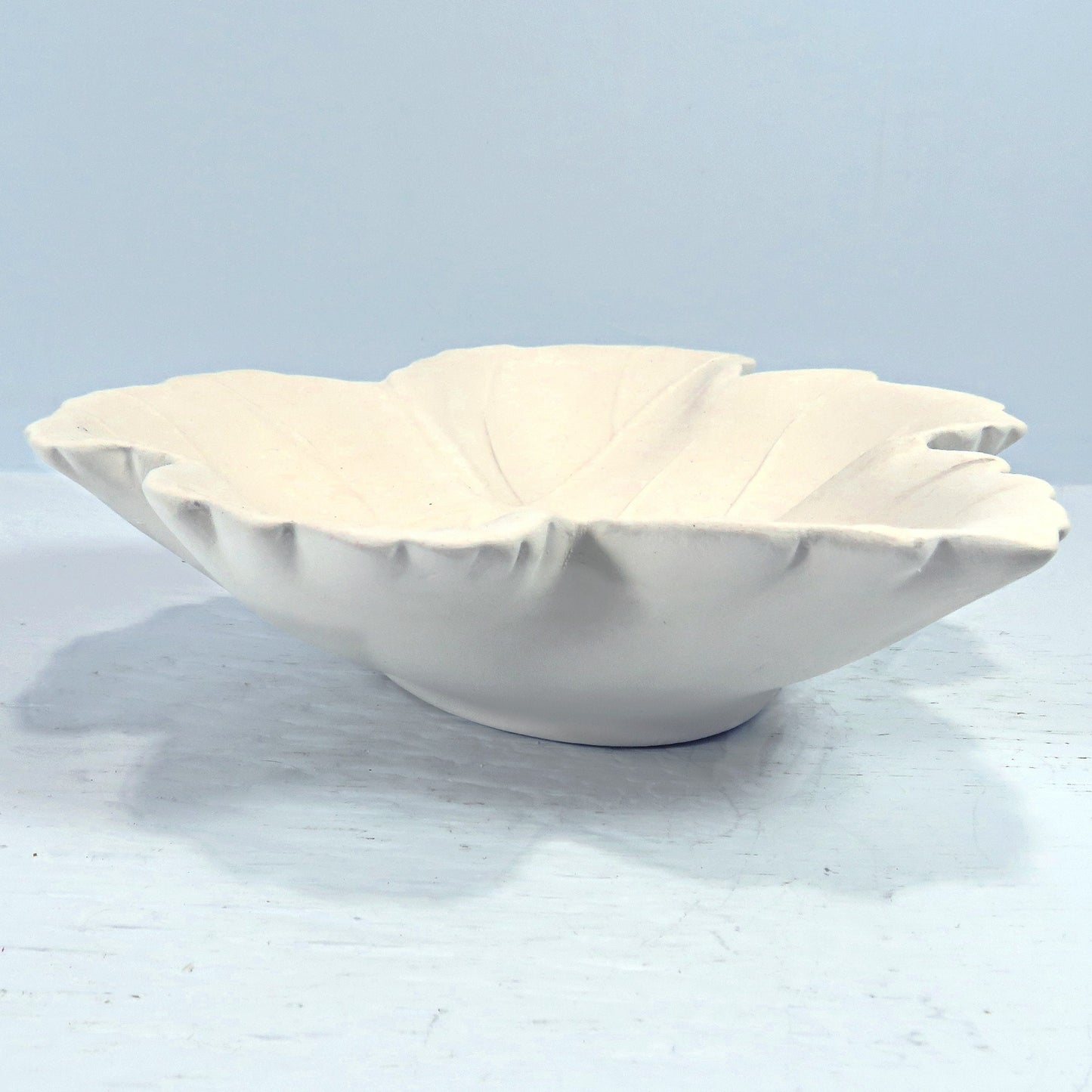 Ready to Paint Handmade Ceramic Maple Leaf Trinket Dish / Nature Decor / Maple Leaf Gift