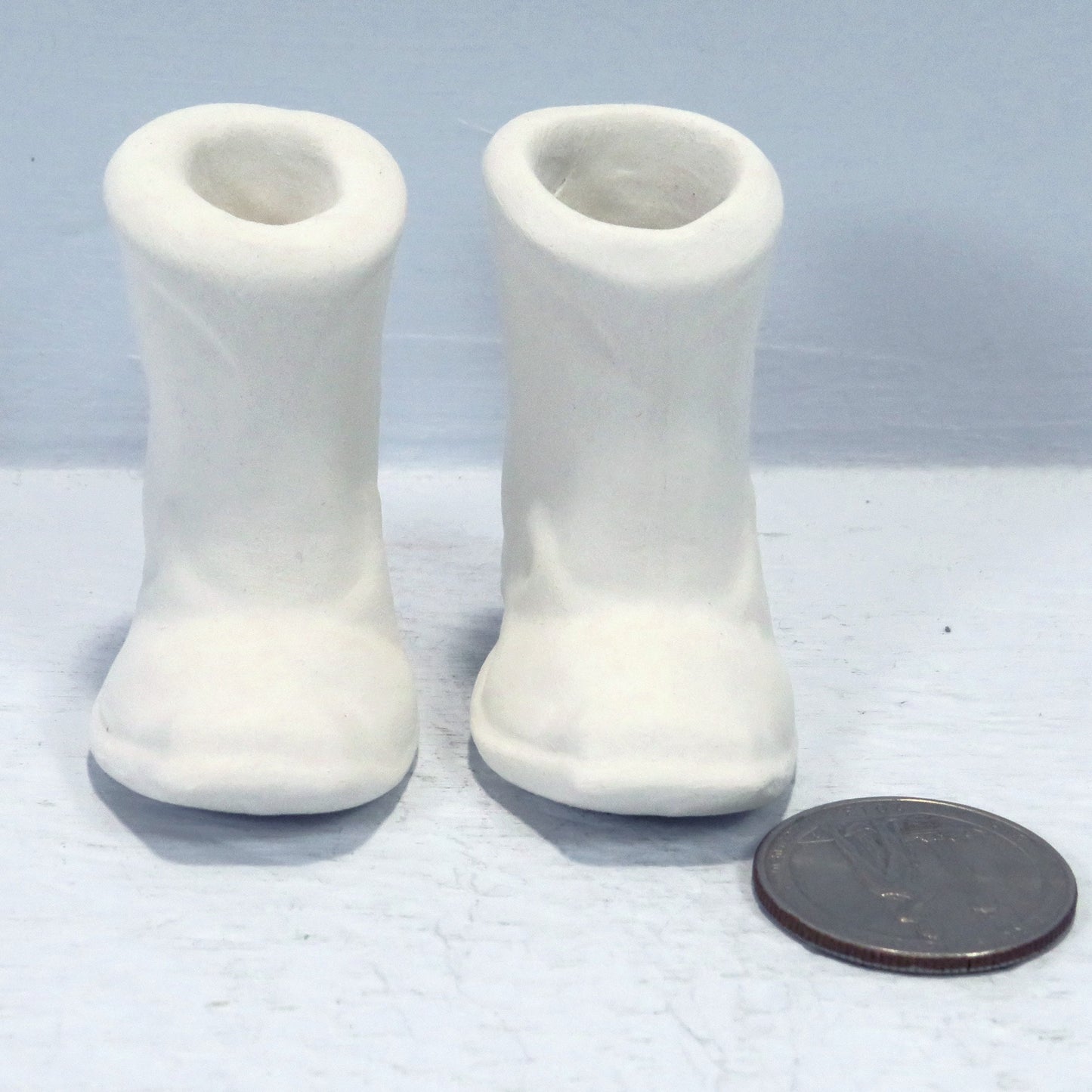 Handmade Unpainted Ceramic Boots / Ready to Paint Ceramic Cowboy Boot Figurines / Ceramics to Paint / Cowboy Lover Gift / Boot Lover / Cowboy Decor
