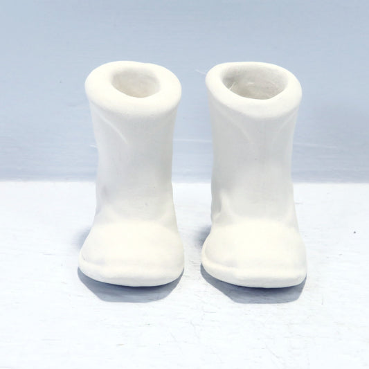 Handmade Unpainted Ceramic Boots / Ready to Paint Ceramic Cowboy Boot Figurines / Ceramics to Paint / Cowboy Lover Gift / Boot Lover / Cowboy Decor